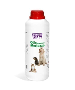 integratore per cani e gatti, ricco di Omega 3, vitamina A e D.